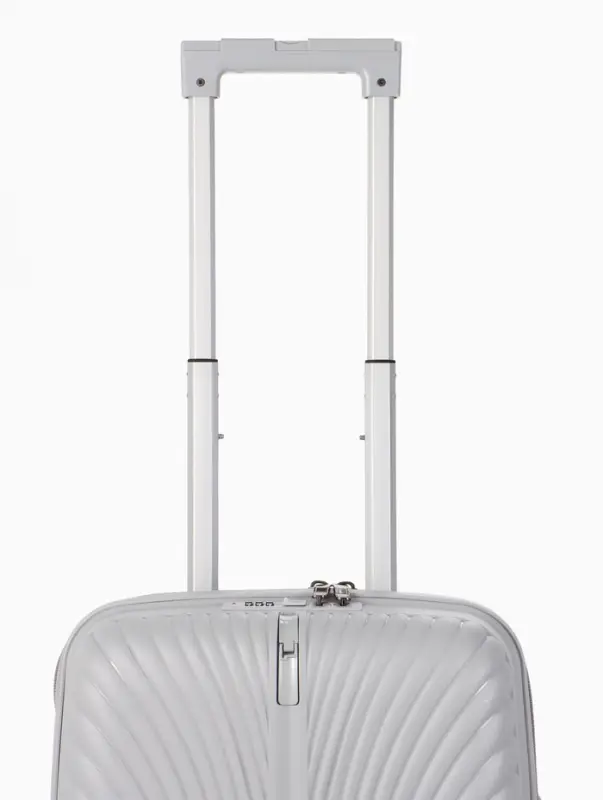 Чемодан на съёмных колёсах, 18", кодовый замок, 33&times;16&times;49 см, серый