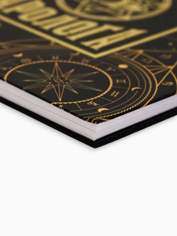 Дневник таролога, твёрдая обложка, 20&times;20 см, 85 л. &laquo;Черный&raquo;