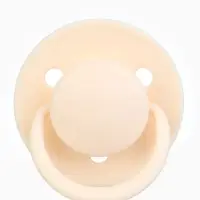 Набор классических пустышек, 2 шт., латекс, айвори/зелёный, в контейнере, от 6 мес., M&B