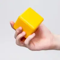 Кубики детские, пластиковые, цветные,16 штук, 6&times;6 см
