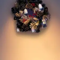 Венок фиброоптический «Заснеженный», d=50 см, 8 режимов Венок фиброоптический «Заснеженный», d=50 см, 8 режимов