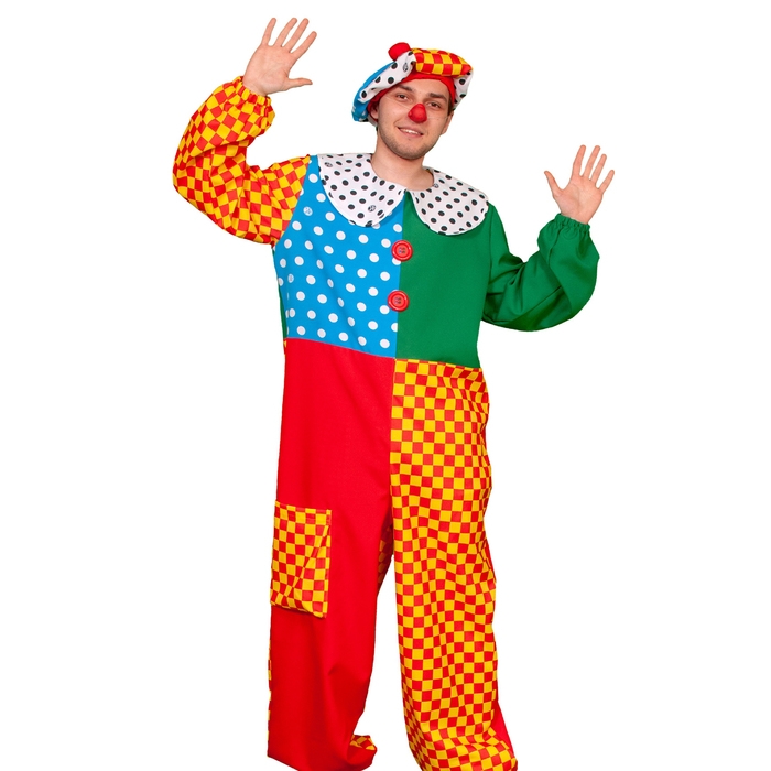 Набор карнавальный «Клоун Филя», р-р 52-54, рост 182 см Набор карнавальный «Клоун Филя», р-р 52-54, рост 182 см