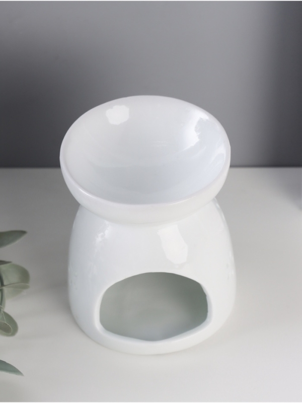 Аромалампа керамика Аромалампа керамика "Голова Будды" белый 8х8х9,3 см