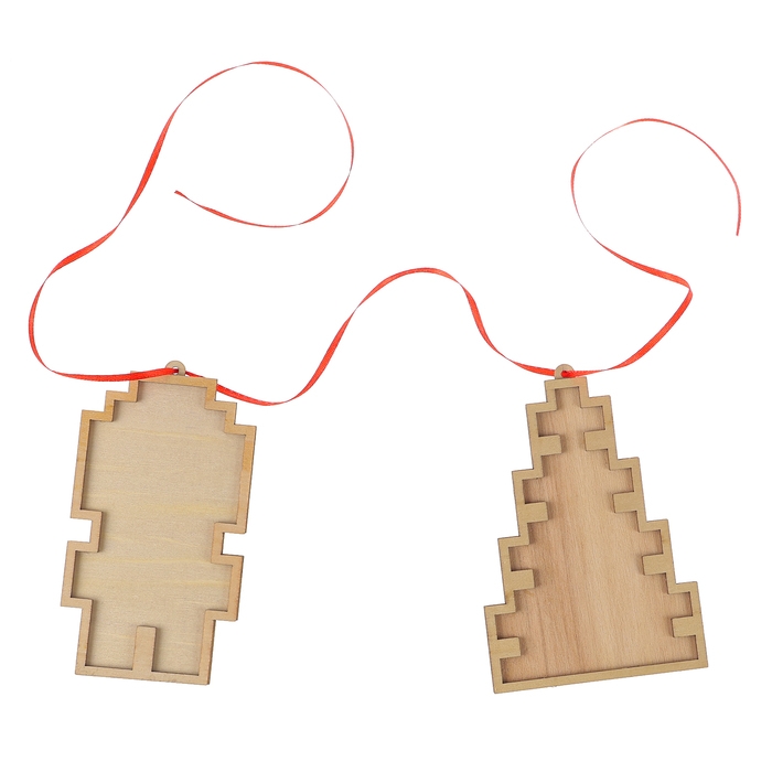 Набор для творчества «Ёлочная игрушка. Мозаика», 2 шт., керамическая Набор для творчества «Ёлочная игрушка. Мозаика», 2 шт., керамическая