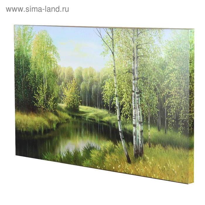 Картина на холсте Картина на холсте "Лесная поэзия" 60*100 см