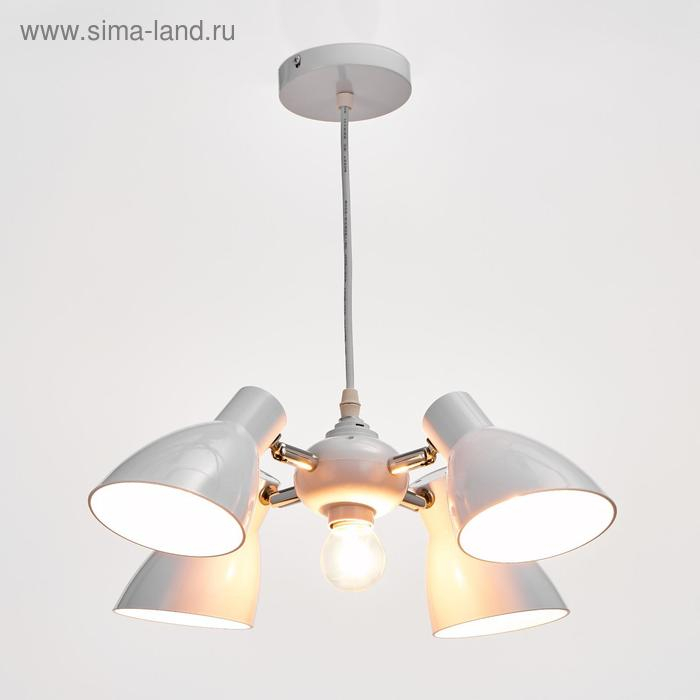 Люстра  Люстра "Классика" 5х15Вт Е27 белый 28х28х18 см BayerLux