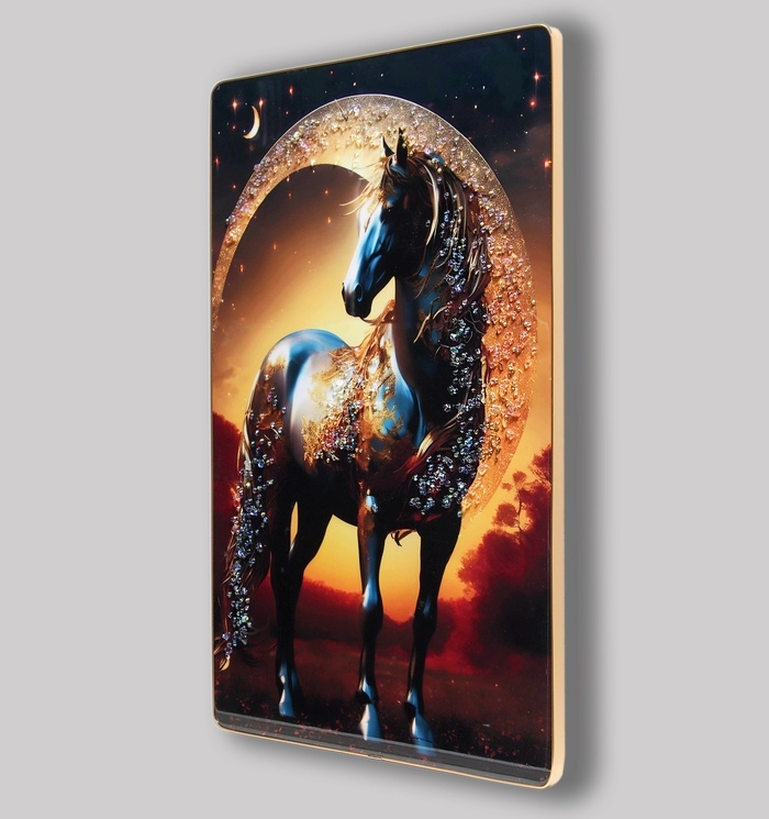 Картина акрил  Картина акрил "Лунный конь" 60х39,5 см