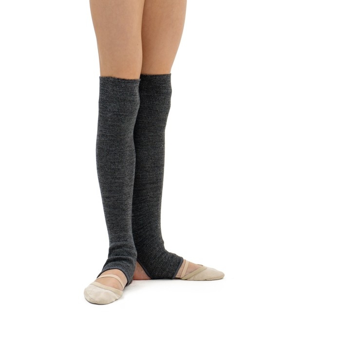 Гетры для гимнастики и танцев Grace Dance №1, длина 50 см, цвет серый Гетры для гимнастики и танцев Grace Dance №1, длина 50 см, цвет серый