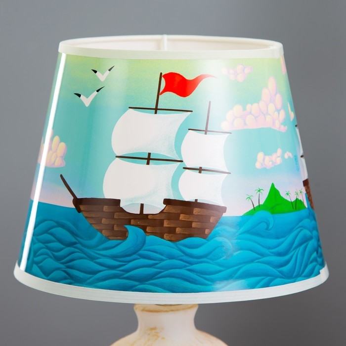 Настольная лампа  Настольная лампа "Морское побережье" Е14 15Вт 20х20х32,5 см RISALUX