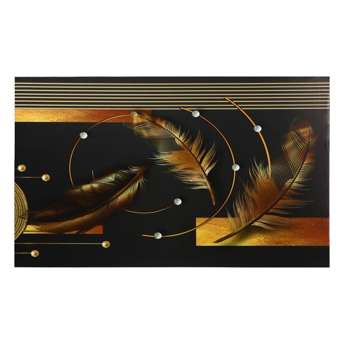Картина Картина "Золотые перья" 60*100 см