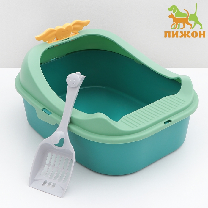 Туалет с бортом 43 х 35 х 25,5 см, зелёный Туалет с бортом 43 х 35 х 25,5 см, зелёный