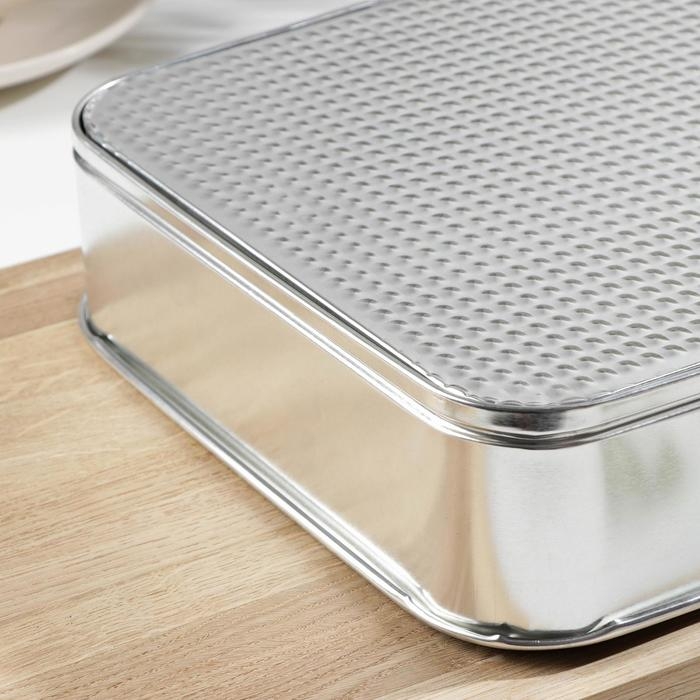 Набор форм для выпечки Доляна «Квадрат, сердце, круг», 3 предмета, съёмное дно Набор форм для выпечки Доляна «Квадрат, сердце, круг», 3 предмета, съёмное дно