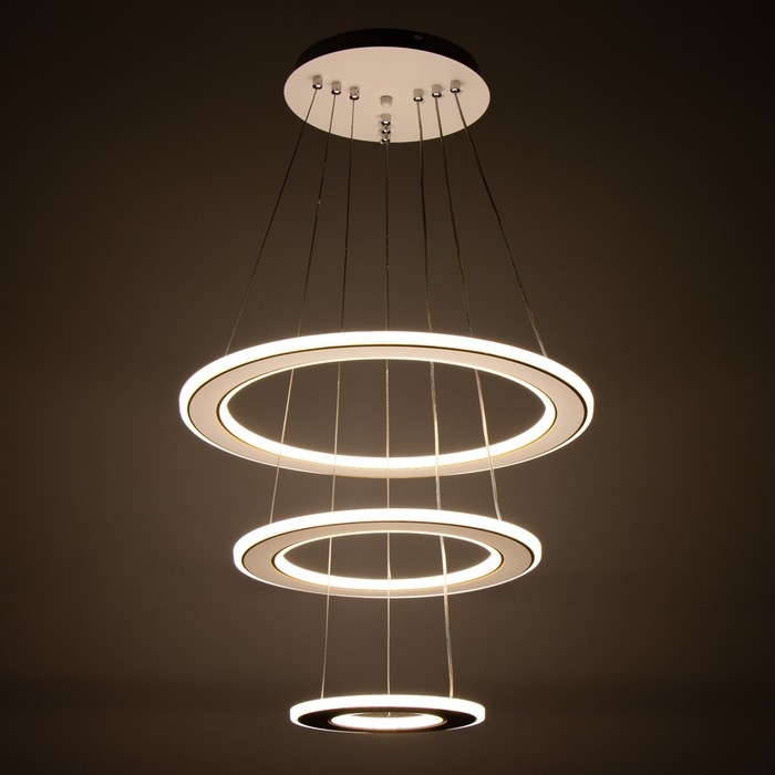 Люстра BayerLux 2678/3 LED 200Вт 3000-6000К белый 47х47х33 см Люстра BayerLux 2678/3 LED 200Вт 3000-6000К белый 47х47х33 см