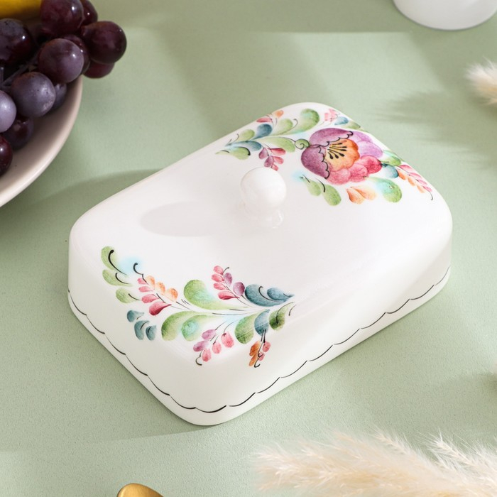 Маслёнка «Весна», на 1 пачку, 15,5×12×9 см, 1 сорт, авт.Алдошина Л.В. Маслёнка «Весна», на 1 пачку, 15,5×12×9 см, 1 сорт, авт.Алдошина Л.В.