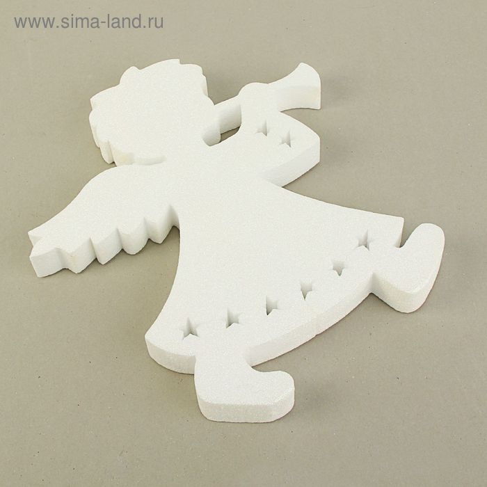 Подвес Подвес "Ангел рождественский", 34 х 3 см, белый блеск