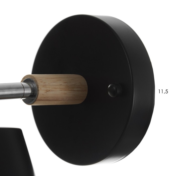 Спот Спот "Андерс" Е27 40Вт черный 17х20 см