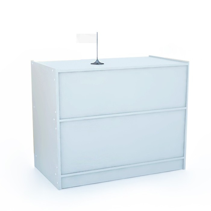 Прилавок рабочий эконом ЛДСП, 90×45×90 см, цвет белый