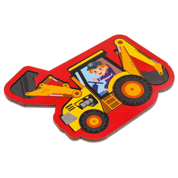 Головоломка пазл «Трактор» для самых маленьких Головоломка пазл «Трактор» для самых маленьких