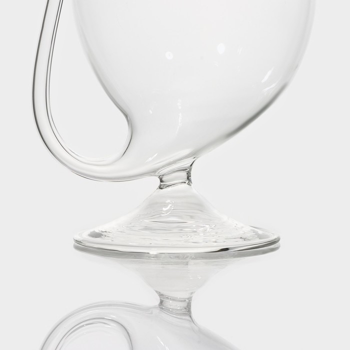 Бокал из стекла с трубочкой для вина Magistro «Пантера», 300 мл Бокал из стекла с трубочкой для вина Magistro «Пантера», 300 мл