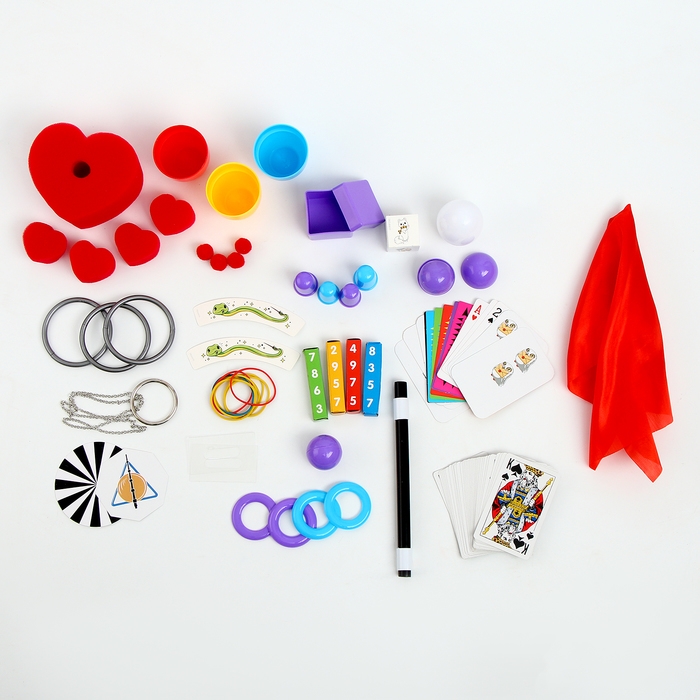 Набор волшебника МЕГА, 60 фокусов, в подарочной коробке Набор волшебника МЕГА, 60 фокусов, в подарочной коробке