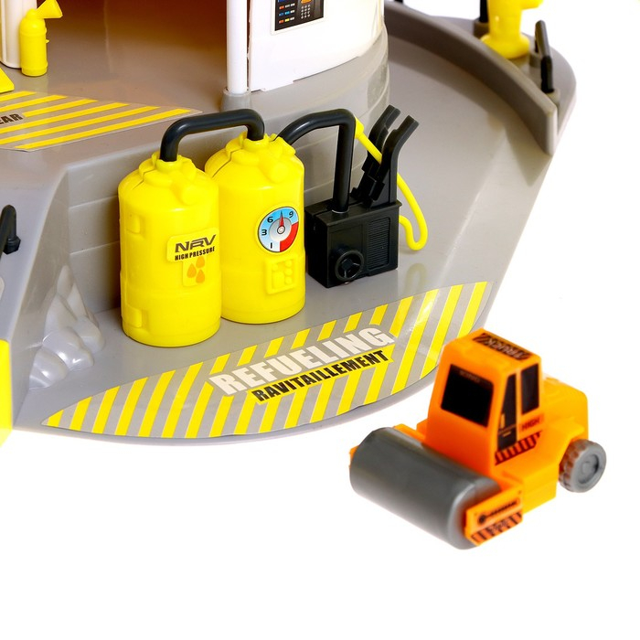 Игровой набор «Стройплощадка», 2 уровня, вертолетная площадка Игровой набор «Стройплощадка», 2 уровня, вертолетная площадка