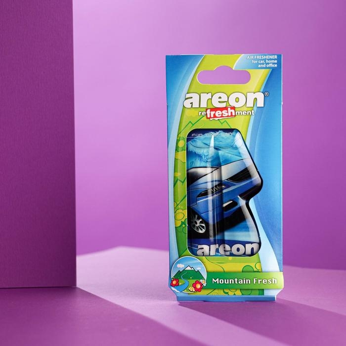 Ароматизатор на зеркало Areon Refreshment гелевый, свежесть гор 704-025-914 Ароматизатор на зеркало Areon Refreshment гелевый, свежесть гор 704-025-914