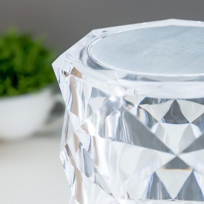 Настольная лампа Настольная лампа "Хрустальный замок" LED 1Вт 4000К USB сенсорный 9х9х21.5 см RISALUX