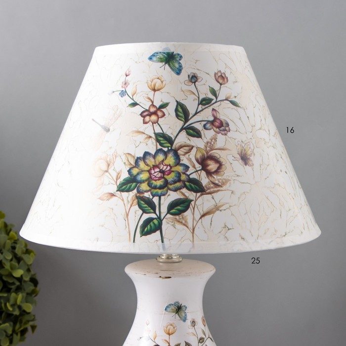 Лампа настольная керамика "Сказка" Е14 25W 220В 36,5х25х25 см RISALUX