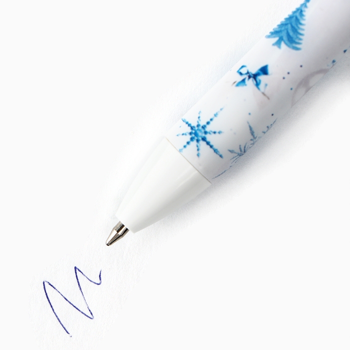 Ручка шариковая автоматическая матовая в конверте «Новый год: С Новым годом!», 0,7 мм Ручка шариковая автоматическая матовая в конверте «Новый год: С Новым годом!», 0,7 мм