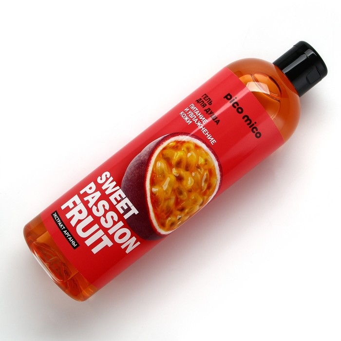 Гель для душа Sweet passionfruit, питание и увлажнение, 400 мл, аромат маракуйи, PICO MICO Гель для душа Sweet passionfruit, питание и увлажнение, 400 мл, аромат маракуйи, PICO MICO