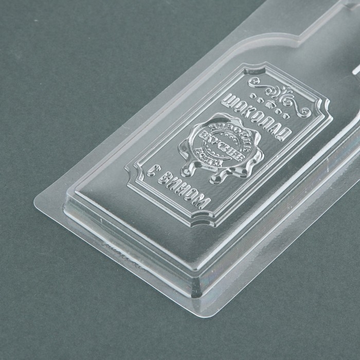 Форма для шоколада - плитка «Вино», 18 х 9.5 см Форма для шоколада - плитка «Вино», 18 х 9.5 см