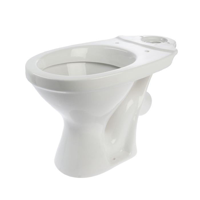 Унитаз компакт ЛЗСФ Унитаз компакт ЛЗСФ "Универсал Эконом", боковая подводка, косой выпуск, сиденье, шток