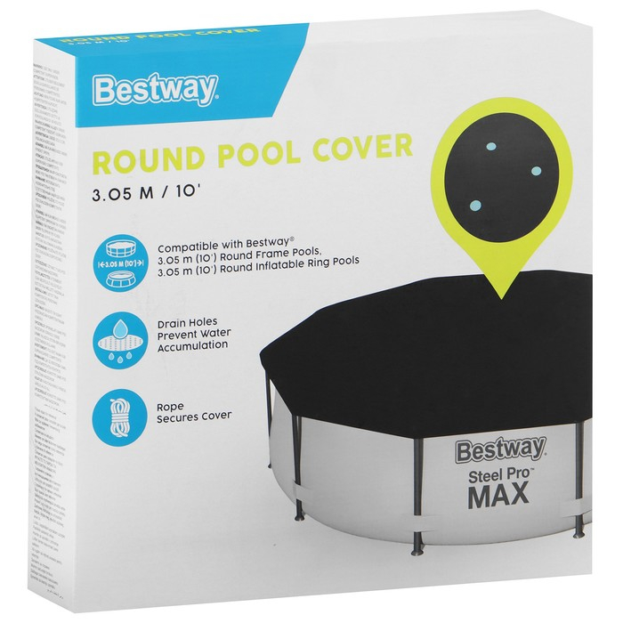 Тент для каркасных бассейнов, d=305 см, 58036 Bestway Тент для каркасных бассейнов, d=305 см, 58036 Bestway