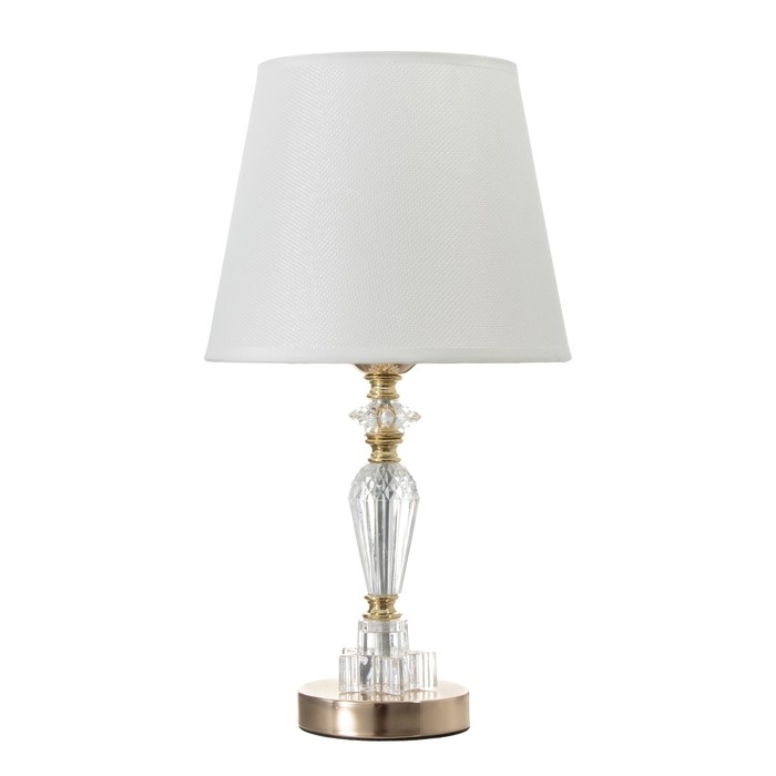 Настольная лампа Настольная лампа "Асфея" Е27 40Вт золото 22х22х40 см RISALUX