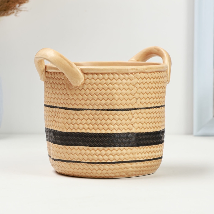 Кашпо - ваза  Кашпо - ваза "Бэкка" 13х13х13см