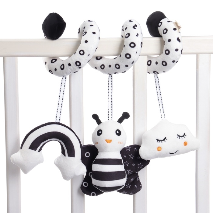 Растяжка - спираль на кроватку/коляску «Бабочка», по методике Г. Домана, Крошка Я Растяжка - спираль на кроватку/коляску «Бабочка», по методике Г. Домана, Крошка Я