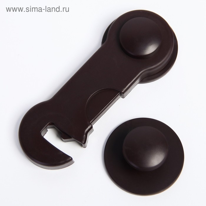 Набор блокираторов дверей и ящиков, 2 шт., цвет коричневый, Крошка Я Набор блокираторов дверей и ящиков, 2 шт., цвет коричневый, Крошка Я