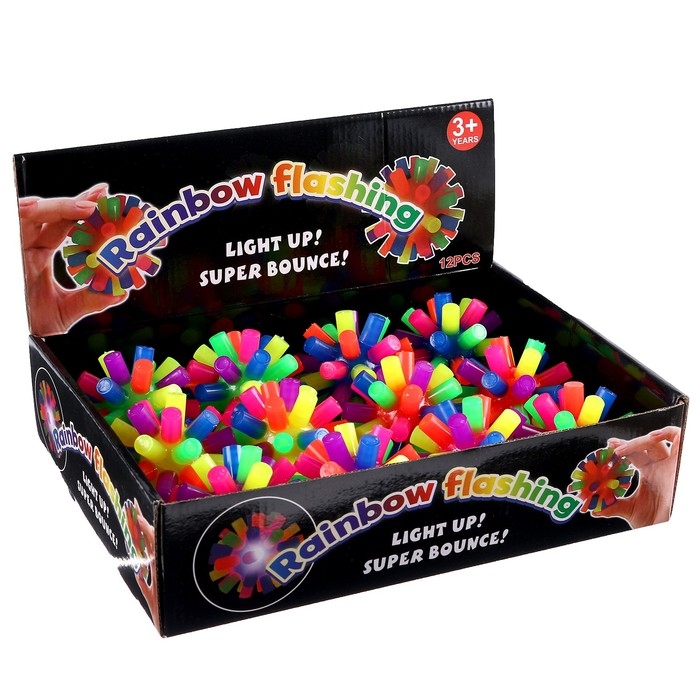 Мяч световой «Трубочки», цвета МИКС Мяч световой «Трубочки», цвета МИКС