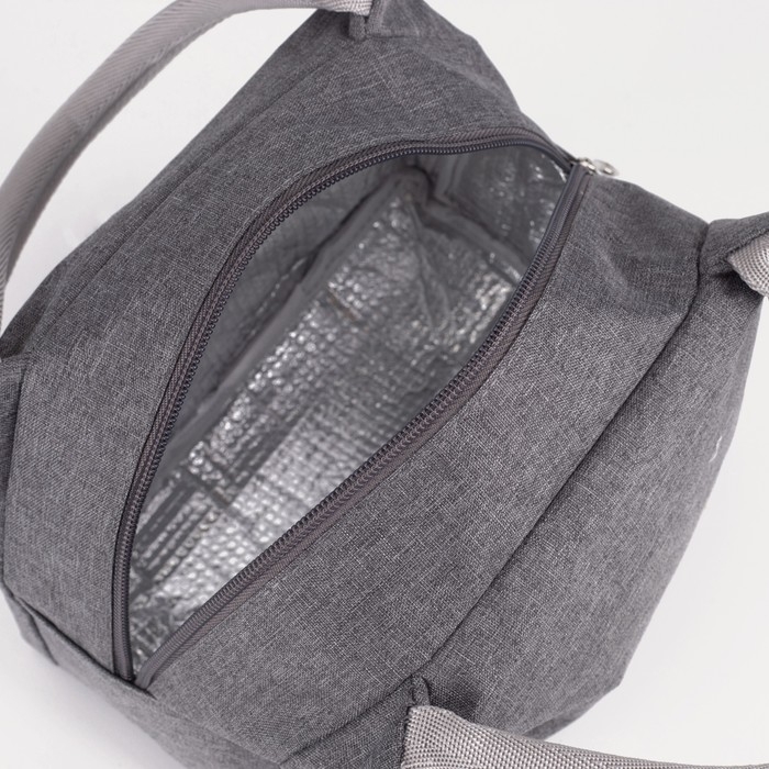 Термосумка на молнии 5,2 л, цвет серый Термосумка на молнии 5,2 л, цвет серый