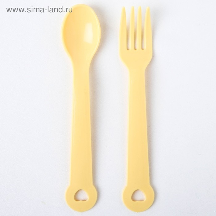 Набор детской посуды, 4 предмета: миска, ложка, вилка, поильник с твёрдым носиком 200 мл, цвета МИКС Набор детской посуды, 4 предмета: миска, ложка, вилка, поильник с твёрдым носиком 200 мл, цвета МИКС