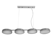 Светильник BayerLux 69931/4 LED 96Вт бело-серый 72х18х5,5-105 см