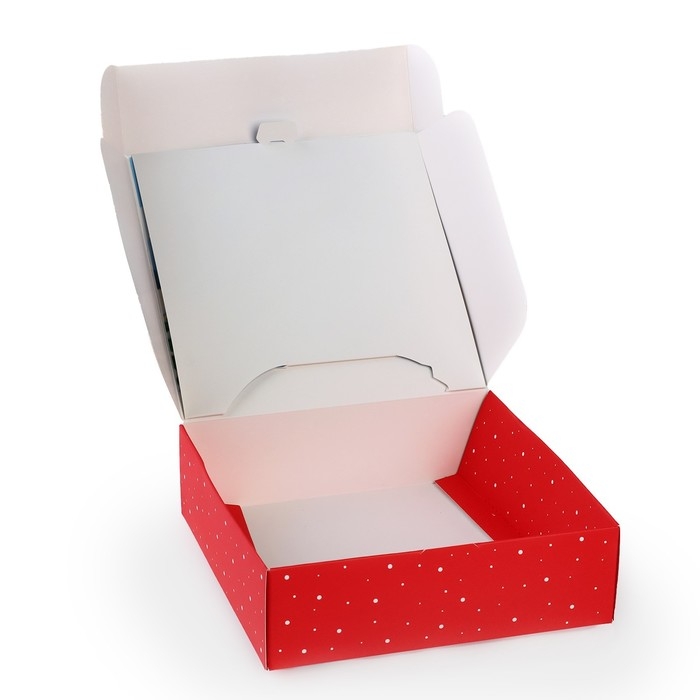 Коробка подарочная новогодняя складная «Новогодний город», 16.5 × 16,5 × 5 см Коробка подарочная новогодняя складная «Новогодний город», 16.5 × 16,5 × 5 см