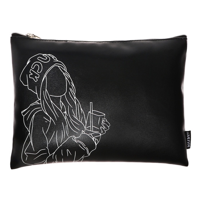 Папка для тетрадей А5, 260 х 200 х 10 мм, молния сверху, кож.зам, deVENTE Good luck Папка для тетрадей А5, 260 х 200 х 10 мм, молния сверху, кож.зам, deVENTE Good luck