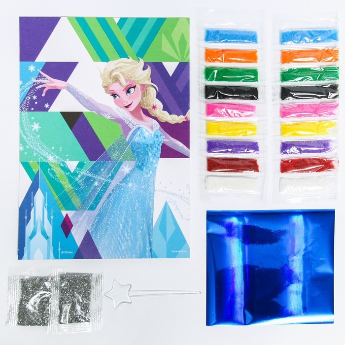 Набор для творчества, фреска Набор для творчества, фреска "Эльза", Холодное сердце