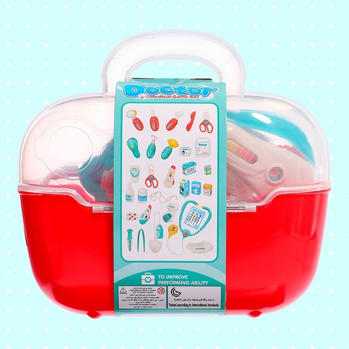 Игровой набор «Доктор», 8 предметов, в чемоданчике Игровой набор «Доктор», 8 предметов, в чемоданчике