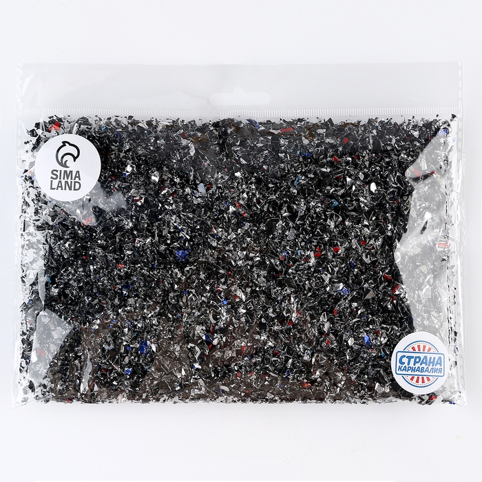 Конфетти для воздушного шара, 50 гр., чёрный Конфетти для воздушного шара, 50 гр., чёрный