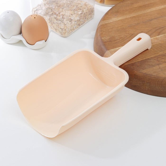 Совок для сыпучих продуктов, 1 л, цвет МИКС Совок для сыпучих продуктов, 1 л, цвет МИКС