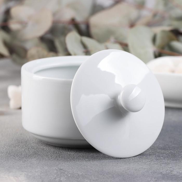 Сахарница «Бельё», 250 мл, с крышкой Сахарница «Бельё», 250 мл, с крышкой