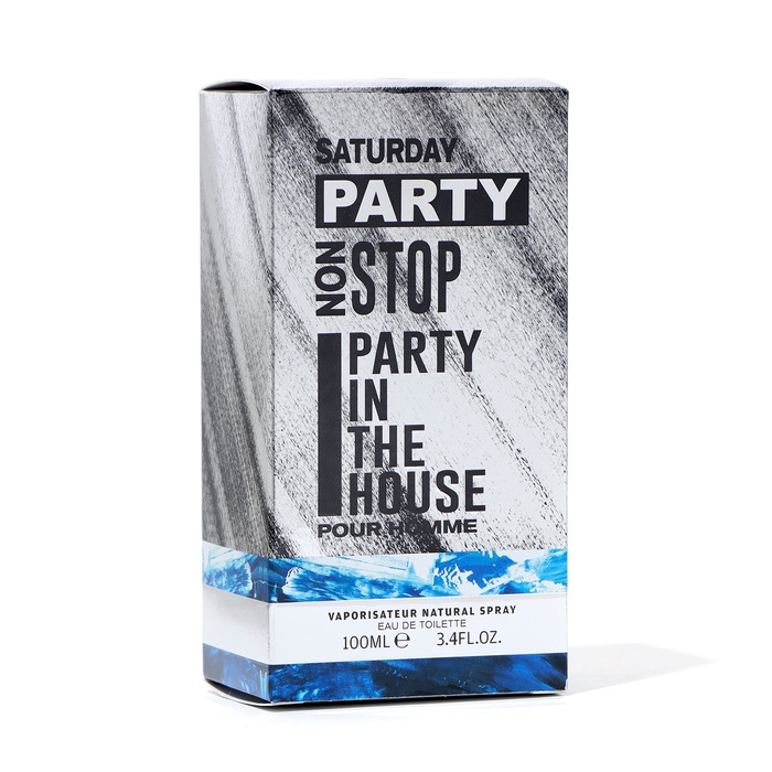 Туалетная вода мужская Saturday party non stop, 100 мл Туалетная вода мужская Saturday party non stop, 100 мл
