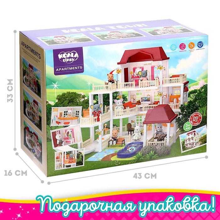 Дом для кукол «Коттедж» с аксессуарами Дом для кукол «Коттедж» с аксессуарами